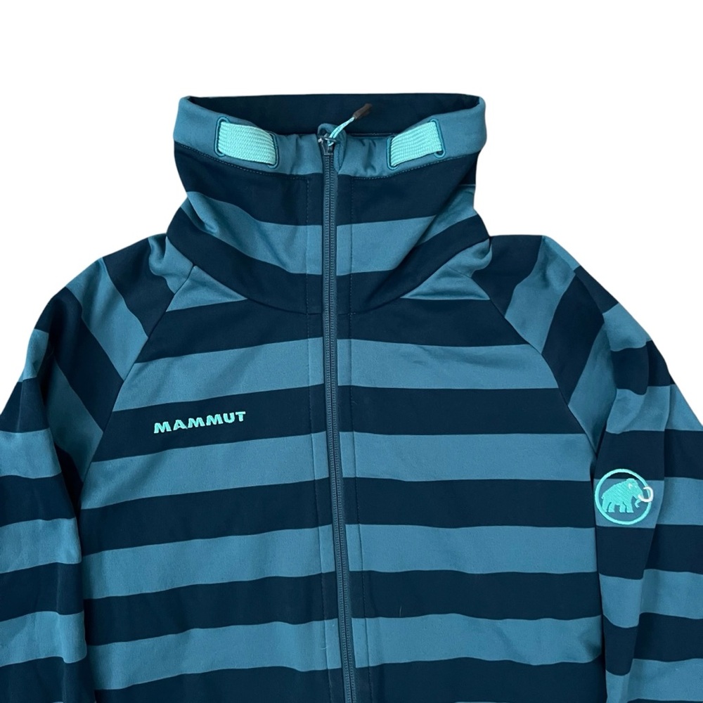 MAMMUT Hera Lightweight Jacket Dark Pacific Stripe Medium - Picture 3 of 11